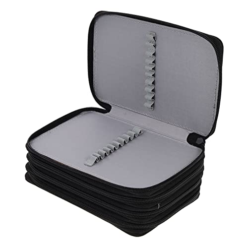 FIXOSHEE Mehrschichtige Federmappe für Künstler mit Großer Kapazität Robustem Verschleißfestem Material Vielseitiger Aufbewahrung für Buntstifte Marker und Pinsel für Schüler und von FIXOSHEE