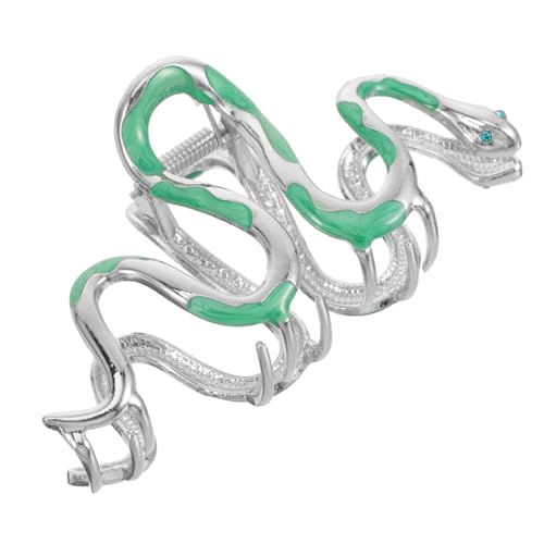 FIXOSHEE Modische Metall haarklammer mit Strassbesatz Schlangen design Stabile Haarkralle für Mädchen Eleganter Haarschmuck Langlebig und Rutschfest Geeignet für Verschiedene Frisuren von FIXOSHEE