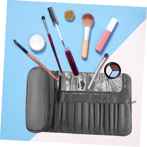 FIXOSHEE Multifunktionaler Make Up Pinsel Organizer Tasche Faltbarer Kosmetik Organizer Wasserabweisender Kulturbeutel für Reise und Alltag Robust und Platzsparend Geeignet für Make Up und von FIXOSHEE