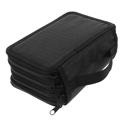 FIXOSHEE Stiftehalter Organizer für Schüler 4-Lagige Federtasche mit 72 Fächern Buntstiftetui für Kunst und Büro Reißverschluss Stiftebox für Reisen und Schule von FIXOSHEE