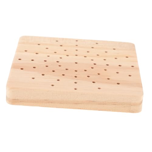 FIXOSHEE Nagelbohrer Halter aus Holz mit Mehrfach design Kompakter Organizer für Nagelstudio und Zuhause Platzsparend Stilvoller Nagelfräser Bits Aufbewahrungsständer Effiziente Maniküre von FIXOSHEE