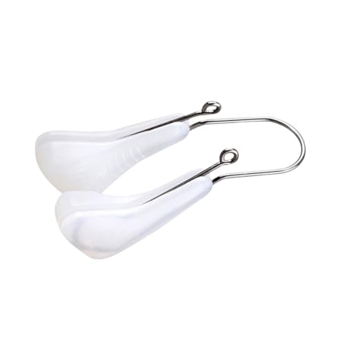 FIXOSHEE Nasenformer Nasenclip Weiß Nasenlift Shaper Nasenbrücke für Damen Nasenhebung Beeinträchtigung von Atmung und Alltag Sanfte Formung und Stabilisierung Nasenrückens von FIXOSHEE