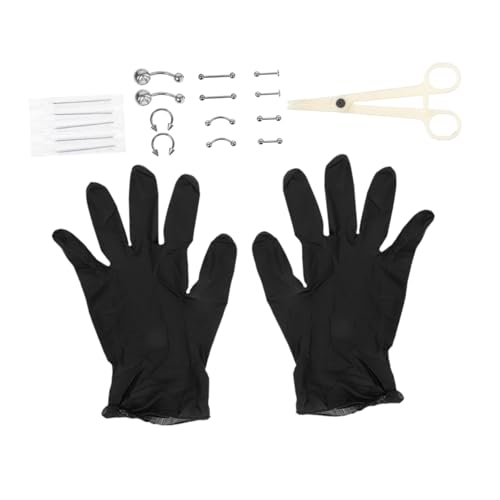 FIXOSHEE Nasenpiercing Teilig Nasenring Damen Piercing Schmuck Body Jewelries für Nase Tragus Ohr Labret Vielseitig Einsetzbar Stilvoll und Hautfreundlich von FIXOSHEE