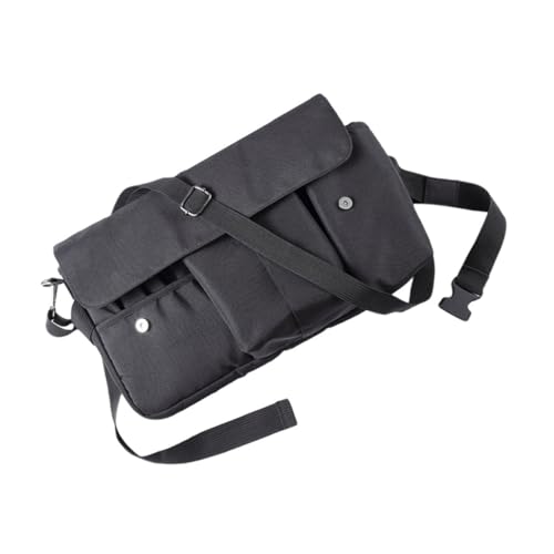 FIXOSHEE Professionelle Kosmetiktasche mit Gürtel Wasserabweisender Makeup Organizer aus Canvas Multifunktionale Aufbewahrungstasche für Pinsel und Beauty Tools Kratzfest Leicht zu von FIXOSHEE