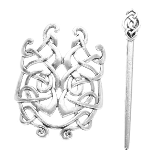 FIXOSHEE Retro Haarschmuck Damen Vintage Haarnadel Kreativer Metall Haarstab Leicht Elegant Für Geflochtene Frisuren Dutt Hochzeitsdeko von FIXOSHEE