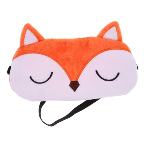 FIXOSHEE Schlafmaske Fox Design Atmungsaktiv Lichtblockierend Elastisches Band Weiche Augenabdeckung für Damen Erholsamer Schlaf und Entspannte Nachtruhe von FIXOSHEE