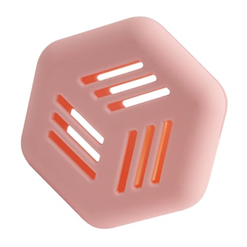 FIXOSHEE Silikon Make up Schwammhalter Tragbare Puderquaste Aufbewahrungsbox Reise Kosmetik Organizer Staubdicht Atmungsaktiv für Foundation Schwämme Rosa von FIXOSHEE