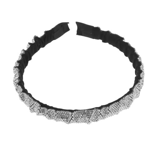 FIXOSHEE Strassbesetztes Stirnband Damen Verstellbar aus Weichem Haarschmuck für Mädchen und Frauen Modisch Komfortabel Passend zu Jeans und Abendkleid von FIXOSHEE