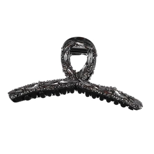 FIXOSHEE Strassstein Haarspange mit Klassischer Form Langlebige Haarklammer Eleganter Haarschmuck für Damen Praktischer Clip für Perfektes Styling und Alltag für Frauen von FIXOSHEE