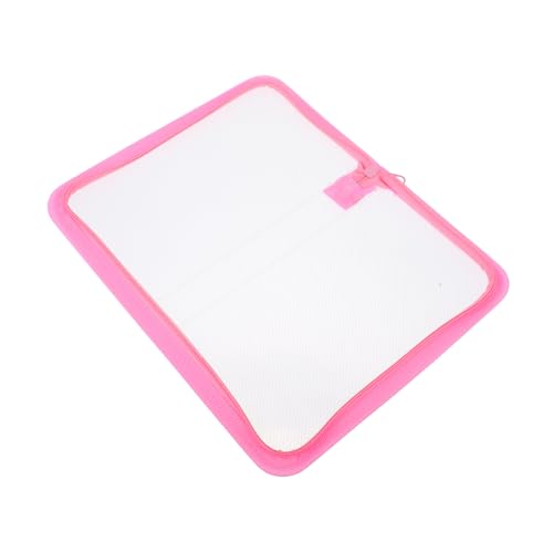 FIXOSHEE Transparente Federtasche mit Reißverschluss Multifunktionale Schreibwaren Organizer für Schule und Büro Langlebige Stifttasche Bleistiftbeutel von FIXOSHEE