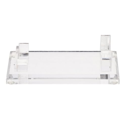 FIXOSHEE Transparenter Acryl Display Ständer Mehrfunktional mit Stabilem Sockel für Tattoo Maschine Augenbrauenstifte und Kosmetik Kompakter Organizer für Professionelles und Privates von FIXOSHEE