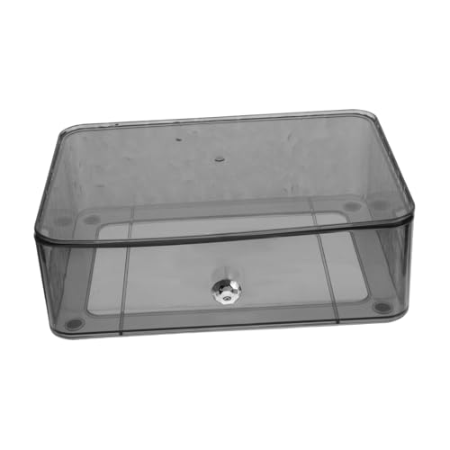 FIXOSHEE Transparenter Make Up Organizer mit Stapelbare Kosmetik Aufbewahrungsbox aus Robustem Kunststoff Großer Stauraum für Hautpflegeprodukte Klarer Vanity Organizer für Schminktisch von FIXOSHEE