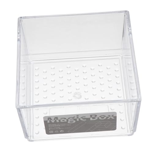 FIXOSHEE Transparentes Vielseitiges Aufbewahrungsbox aus Langlebigem Kunststoff Praktischer Organizer für Kosmetik Make Up und Schreibtisch Kleine für Klare Ordnung von FIXOSHEE