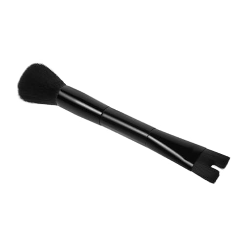 FIXOSHEE U Förmiger Doppelseitiger Nasen Contour Pinsel Weiche Nylonborsten Multifunktional für Nasenschattierung Konturierung und Lose Puder Schwarzer Make Up Pinsel für Frauen Präzise von FIXOSHEE