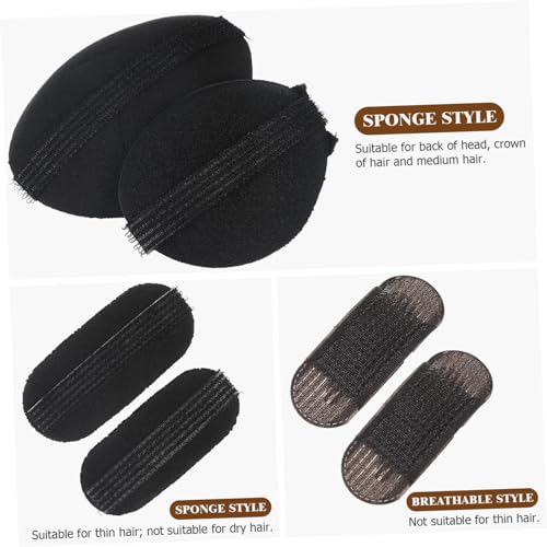 FIXOSHEE Unsichtbare Wiederverwendbare Haarklammern für Mädchen Volumengebende Haarpolster Clips Unsichtbares Flauschiges Haar Accessoire zur Einfachen Schonenden Frisurgestaltung Teiliges von FIXOSHEE