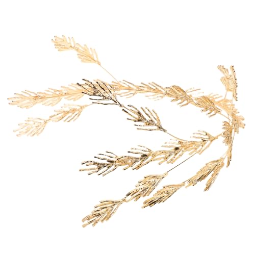 FIXOSHEE Verstellbares Metall Blattkranz Haarreif für Frauen Eleganter Brautkopfschmuck Einstellbare Tiara für Hochzeit Geburtstag Party und Festliche Anlässe von FIXOSHEE