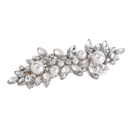 FIXOSHEE Wasserfeste Haarklammer mit Funkelnden Strasssteinen Stabile Metalllegierung Vielseitiges Haarzubehör für Damen für Festliche Anlässe und Alltag Geschenkidee für Frauen von FIXOSHEE