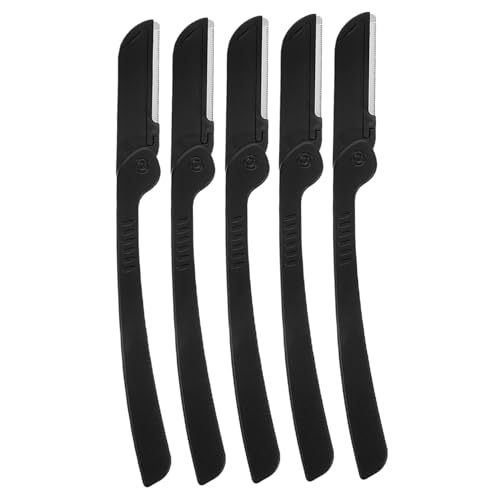 FIXOSHEE Wiederverwendbarer Edelstahl Klappbarer Augenbrauenrasierer mit Mattem Griff Kompakt und Tragbar für Präzises Gesichtshaarentfernung Geeignet für Frauen zur Augenbrauenformung und von FIXOSHEE