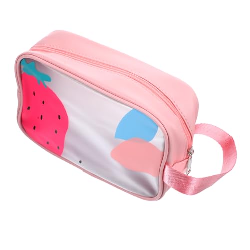 FIXOSHEE wasserdichte Kosmetiktasche mit Nass Trockentrennung Kompakte Make up Aufbewahrungstasche für Teenager Mädchen Tragbarer Kulturbeutel für Schwimmen Fitness und Reisen Leicht zu von FIXOSHEE