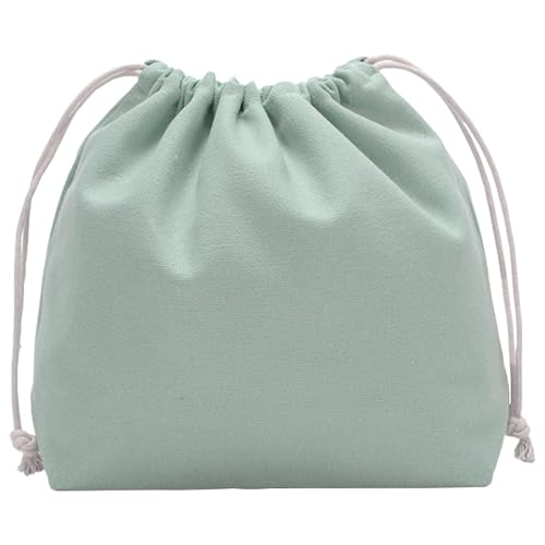 FIYUK Kosmetiktasche mit Kordelzug, Make-up-Tasche, tragbarer Beutel, Organizer für Damen, Reise-Toilettenartikel, 18,5 cm, Grün FIYUK Kosmetiktasche mit Kordelzug, Make-up-Tasche, tragbarer Beutel, Organizer für Damen, Reise-Toilettenartikel, 18,5 cm, Grün von FIYUK
