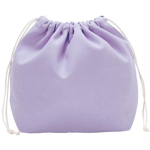 FIYUK Kosmetiktasche mit Kordelzug, Make-up-Tasche, tragbarer Beutel, Organizer für Damen, Reise-Toilettenartikel, 18,5 cm, Violett FIYUK Kosmetiktasche mit Kordelzug, Make-up-Tasche, tragbarer Beutel, Organizer für Damen, Reise-Toilettenartikel, 18,5 cm, Violett von FIYUK