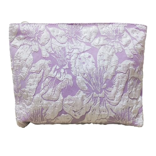 FIYUK Make-up-Tasche, tragbare Tasche, Geldbörse, Lila FIYUK Make-up-Tasche, tragbare Tasche, Geldbörse, Lila von FIYUK