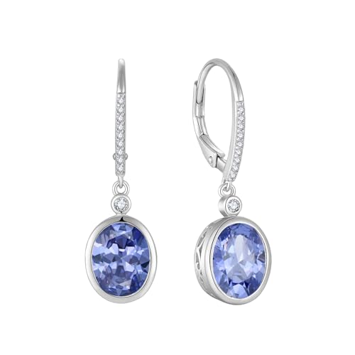 FJ Hängend Ohrringe Damen 925 Sterling Silber Ovale Tansanit Ohrringe Dezember Geburtsstein Schmuck Geschenke für Frauen FJ Hängend Ohrringe Damen 925 Sterling Silber Ovale Tansanit Ohrringe Dezember Geburtsstein Schmuck Geschenke für Frauen von FJ