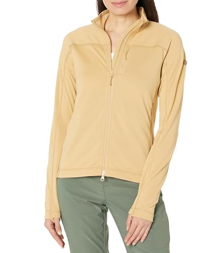 FJALLRAVEN Damen Abisko Lite Fleece Jacket W Jacke, Dune Beige, M von FJALLRAVEN