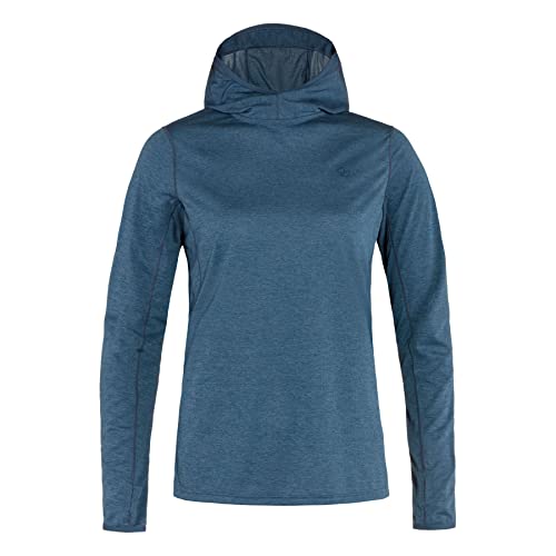 FJALLRAVEN Damen Abisko Sun-Hoodie W Sweatshirt, Indigoblau, M von FJALLRAVEN