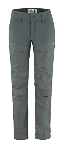 FJALLRAVEN Damen Keb Trousers Curved W Short, Basalt, 40 von FJALLRAVEN