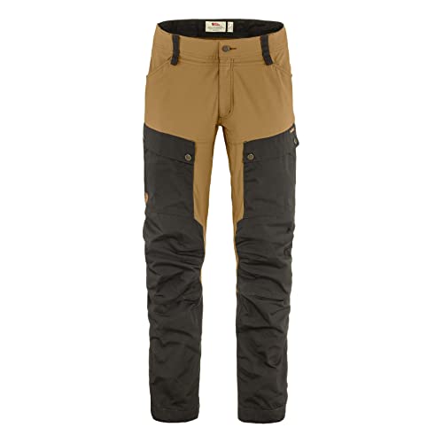 FJALLRAVEN Herren Keb Trousers M Long Hose, Dark Grey-Buckwheat Brown, 50 von FJALLRAVEN