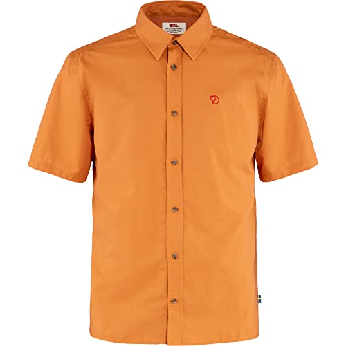 FJALLRAVEN Herren Övik Lite Ss M T-Shirt mit kurzen Ärmeln, orange (Spicy Orange), M von FJALLRAVEN