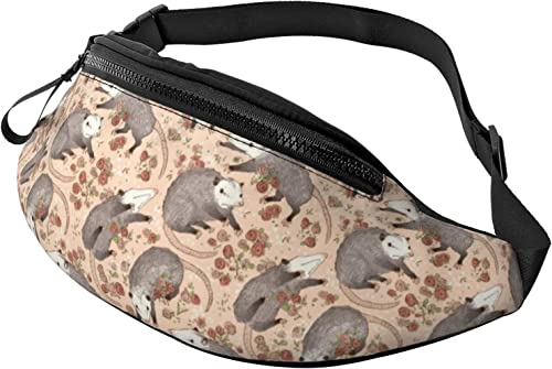 Befuddled Possums Fanny Pack, modische Hüfttasche, verstellbare Hüfttasche für Männer und Frauen von FJAUOQ