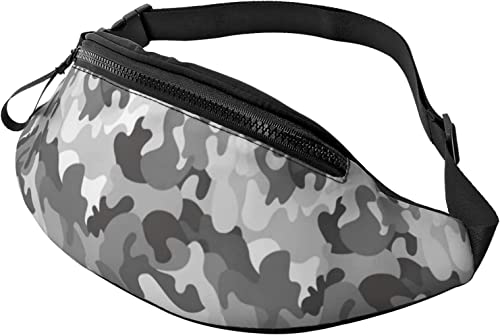 Camo Camouflage Fanny Pack, modische Hüfttasche, verstellbare Hüfttasche für Männer und Frauen von FJAUOQ