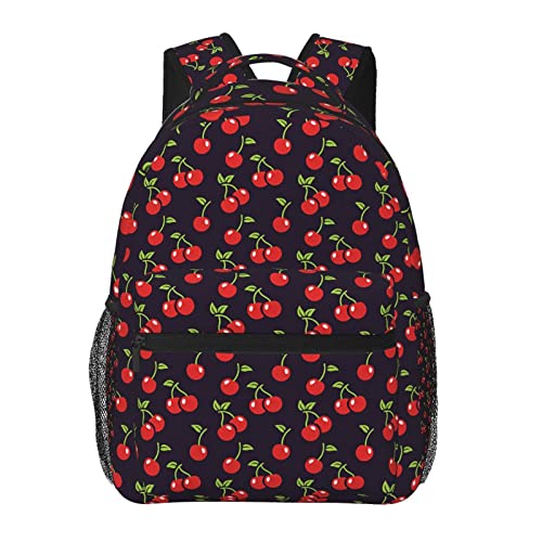 Cherry Rucksack Leichte Kirschen Taschen Reise Rucksäcke Schultertaschen Für Männer Frauen, Kirsche 01, Einheitsgröße Cherry Rucksack Leichte Kirschen Taschen Reise Rucksäcke Schultertaschen Für Männer Frauen, Kirsche 01, Einheitsgröße von FJAUOQ