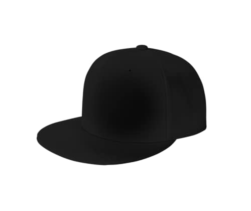 FJAUOQ Baseballkappe Verstellbare Mützen Snapback Trucker für Männer Frauen Caps Schwarz, Siehe Abbildung, One size von FJAUOQ