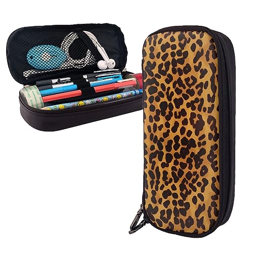 FJAUOQ Federmäppchen, cooles Geparden-Leopardenmuster, großes Fassungsvermögen, Federmäppchen, einfacher Schreibwaren-Organizer für Büro, Reise, Cooler Geparden-Leopardenmuster, Einheitsgröße, FJAUOQ Federmäppchen, cooles Geparden-Leopardenmuster, großes Fassungsvermögen, Federmäppchen, einfacher Schreibwaren-Organizer für Büro, Reise, Cooler Geparden-Leopardenmuster, Einheitsgröße, von FJAUOQ