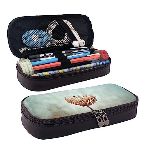 FJAUOQ Federmäppchen, großes Fassungsvermögen, Leder-Federmäppchen, niedlicher goldfarbener Marmor, Make-up-Tasche für Damen und Herren, Dead Plant, Einheitsgröße, Federmäppchen FJAUOQ Federmäppchen, großes Fassungsvermögen, Leder-Federmäppchen, niedlicher goldfarbener Marmor, Make-up-Tasche für Damen und Herren, Dead Plant, Einheitsgröße, Federmäppchen von FJAUOQ