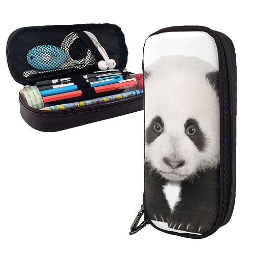 FJAUOQ Federmäppchen, rote Rose, bedruckt mit großem Fassungsvermögen, Federmäppchen, einfacher Schreibwaren-Organizer für Büro, Reisen, panda, Einheitsgröße, Federmäppchen FJAUOQ Federmäppchen, rote Rose, bedruckt mit großem Fassungsvermögen, Federmäppchen, einfacher Schreibwaren-Organizer für Büro, Reisen, panda, Einheitsgröße, Federmäppchen von FJAUOQ