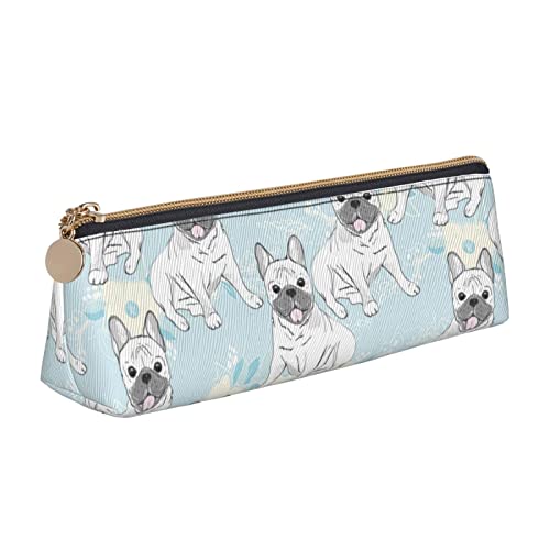 FJAUOQ Federmäppchen Cute Cartoon Puppies Pencil Case with Zipper Durable Portable Pen Pouch Office Storage Bag Travel Toiletry Holder for Women Men von FJAUOQ