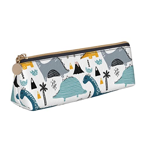 FJAUOQ Federmäppchen Dino Scandinavian Style Pencil Case with Zipper Durable Portable Pen Pouch Office Storage Bag Travel Toiletry Holder for Women Men FJAUOQ Federmäppchen Dino Scandinavian Style Pencil Case with Zipper Durable Portable Pen Pouch Office Storage Bag Travel Toiletry Holder for Women Men von FJAUOQ