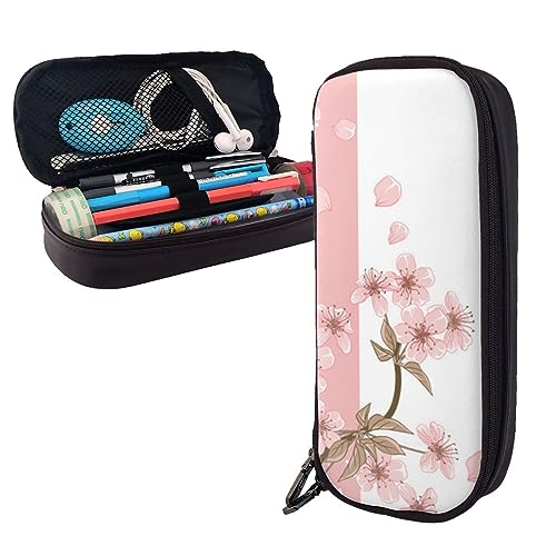 FJAUOQ Federmäppchen mit Flamingo- und Schwimmbad-Motiv, großes Fassungsvermögen, Federmäppchen, einfacher Schreibwaren-Organizer für Büro, Reisen, Romantischer Sakura, Einheitsgröße, Federmäppchen FJAUOQ Federmäppchen mit Flamingo- und Schwimmbad-Motiv, großes Fassungsvermögen, Federmäppchen, einfacher Schreibwaren-Organizer für Büro, Reisen, Romantischer Sakura, Einheitsgröße, Federmäppchen von FJAUOQ
