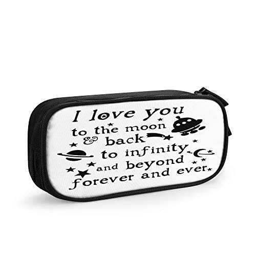 FJAUOQ Federmäppchen mit geometrischem Ikat-Muster, großes Fassungsvermögen, marokkanisches Gelb und Weiß, moderne nahtlose Textur, einfache Schreibwaren-Tasche, Halter für Schule, Büro, Studenten, von FJAUOQ