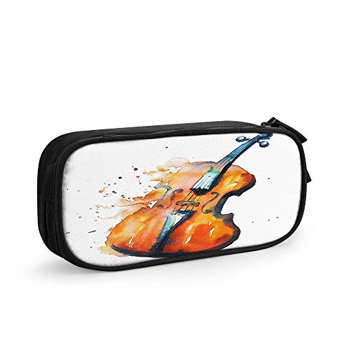 FJAUOQ Federmäppchen mit großem Fassungsvermögen, Motiv: Sohn auf Mamas Rücken, graue Bären, Happy Mother's Day, Nachthimmel, Mond, Stiftebox, große Aufbewahrungstasche, Schulbedarf für Damen und von FJAUOQ