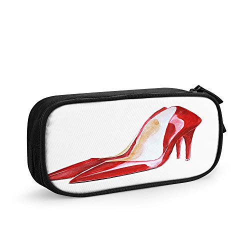 FJAUOQ Federmäppchen mit großem Fassungsvermögen, cooles Motorrad, endlos gute Zeiten, Wort-Stiftebox, große Aufbewahrungstasche, Tasche, Schule, Schreibwaren für Damen und Herren, Grau, Schwarz, von FJAUOQ