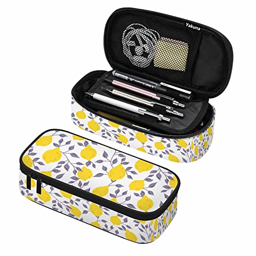 FJAUOQ Niedlicher Panda-Stift-Organizer-Tasche, chinesisches Maskottchen, lustige Tierpose, Cartoon-Aquarellstifte, Kosmetiktasche, Büro, Schreibwaren, Organizer für Teenager, Blau, Colorname-12, von FJAUOQ