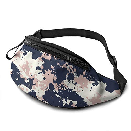 Gürteltasche für Männer und Frauen, gefärbte Camouflage-Hüfttasche mit Gürtel, verstellbare Schultertasche, Umhängetasche, Brusttasche für Reisen, Wandern, Radfahren, Laufen von FJAUOQ