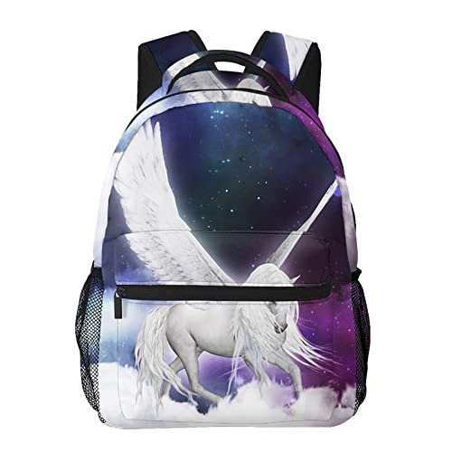 Kinderrucksäcke Pegasus Kids Backpacks Large-Capacity School Bags 16 Inch Portable Laptop Bookbag Casual Backpack For 1th- 6th Grade Boys And Girls von FJAUOQ