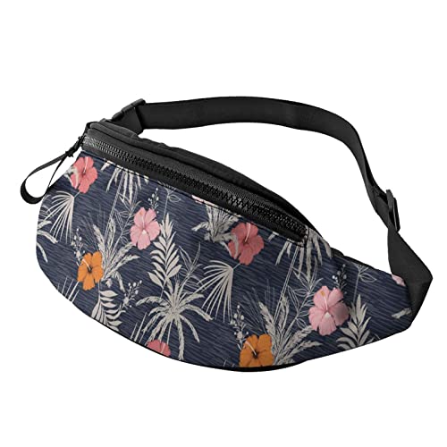 Fanny Pack mit Blättern für Männer und Frauen, mit verstellbarem Reißverschluss, leichtem Riemen, Hüfttasche für lässiges Laufen, Wandern von FJAUOQ