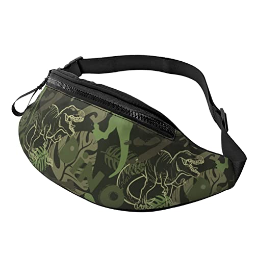 Tyrannosaurus Bones Fanny Pack Umhängetasche für Männer und Frauen. Gürteltasche für Reisen,Spaziergänge,Laufen,Wandern,Angeln. von FJAUOQ